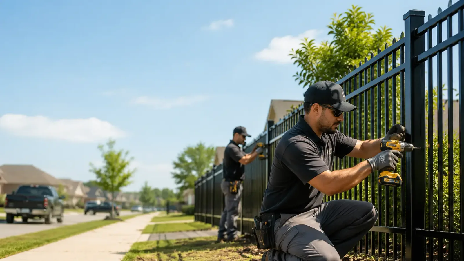 Metal Fence Installation in Galena, OH